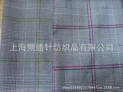 滌粘腈綸色織格子彈力面料 ZM5772 時尚與功能的創(chuàng)新融合